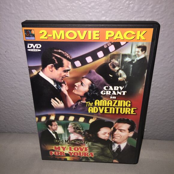 Dvd Used The Amazing Adventure / My Love For Yours W Cary Grant Fred MacMurray - Picture 1 of 4